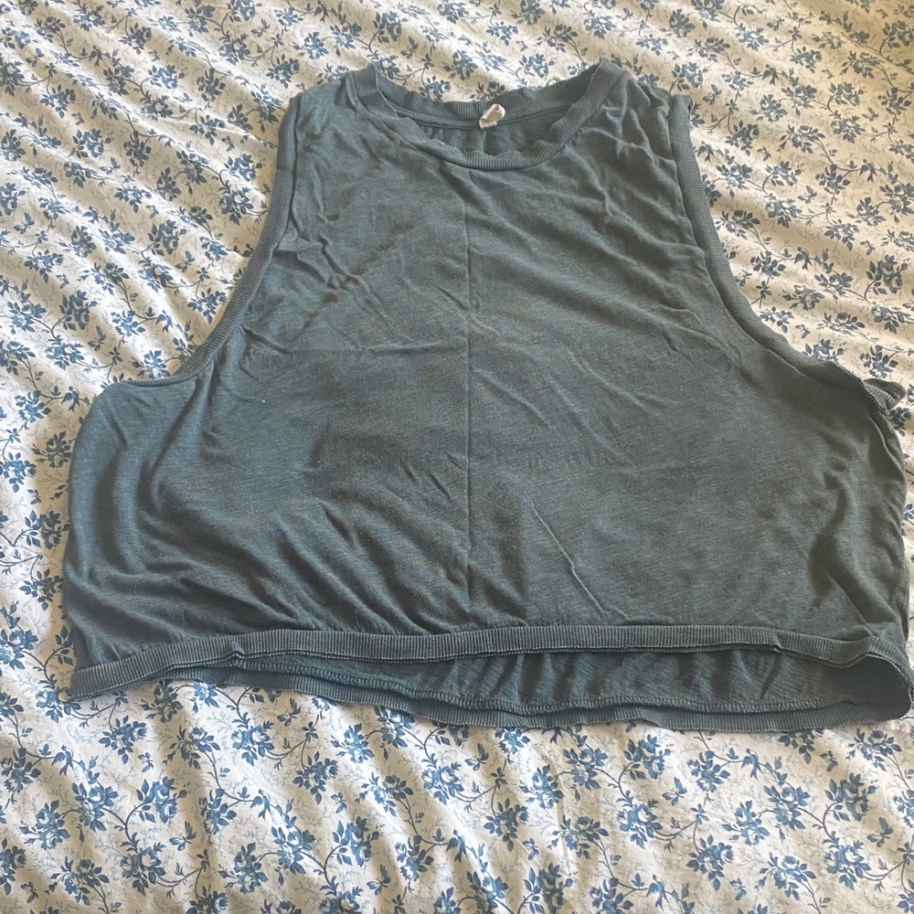 FP Movement by Free People Teal Muscle Tee